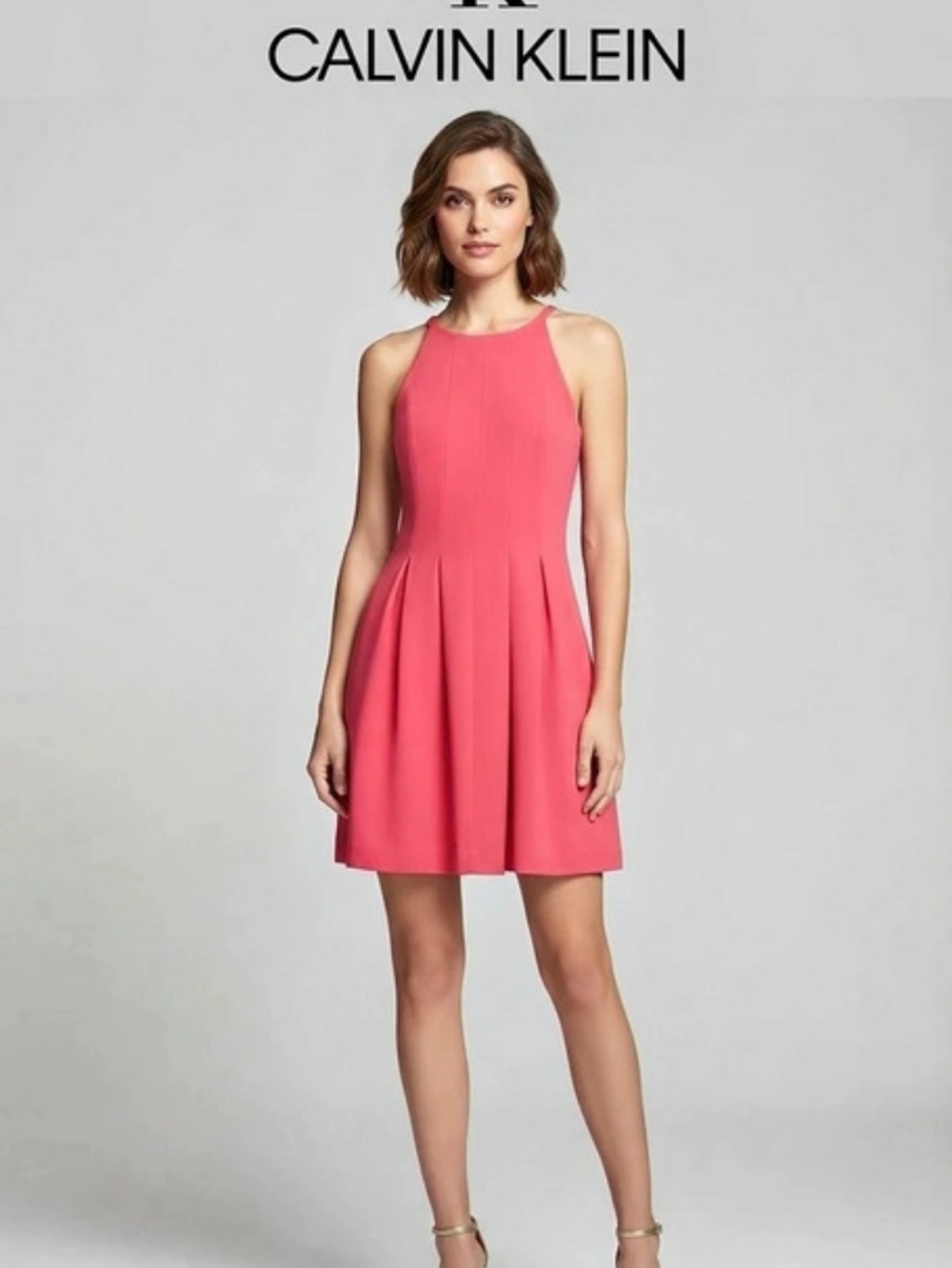 Calvin Klein Pink Mini Dress Ptp 17"